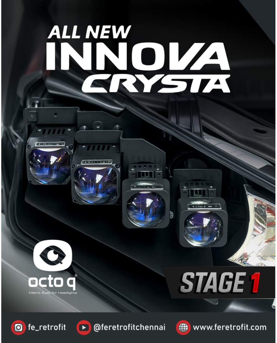 FE RETROFIT FE Octoq | Compitabile for HYCROSS INNOVA, KIA SELTOS 2020,2023,KIA SELTOS 2024| Fitting Charges Extra Applicable